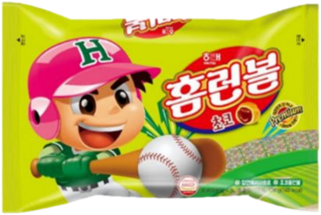 해태제과 홈런볼 초코, 128g, 5개