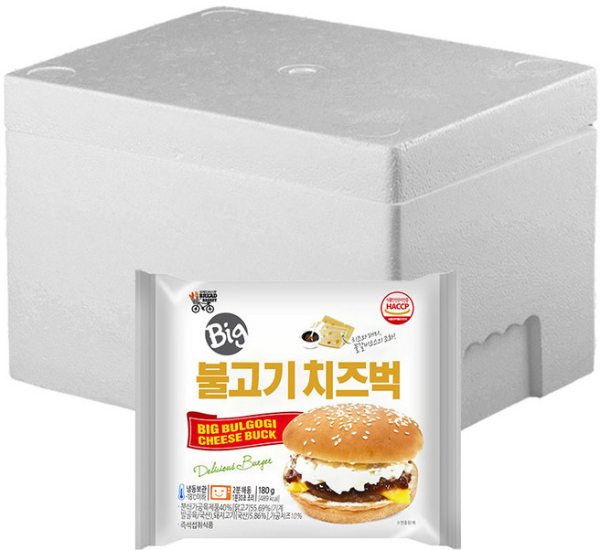 [40봉묶음]대신 빅불고기치즈벅 180g, 40개
