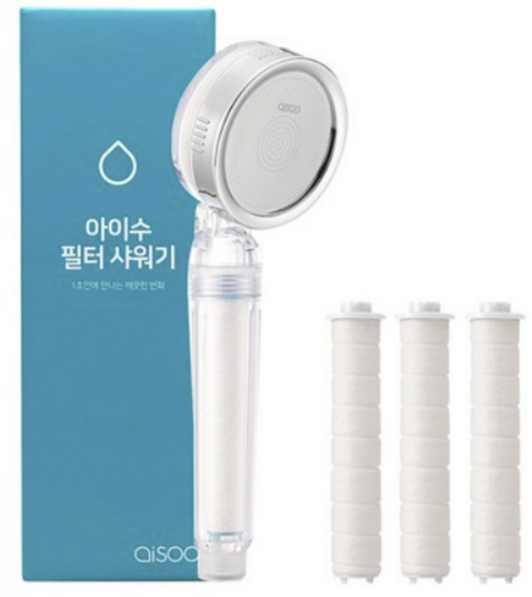 아이수 필터샤워기 + 리필필터 3p, 2세트