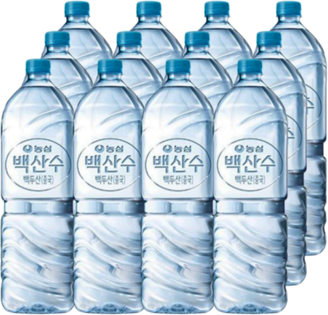 농심 백산수 무라벨 백두산물 가정용생수배달, 2L, 1개