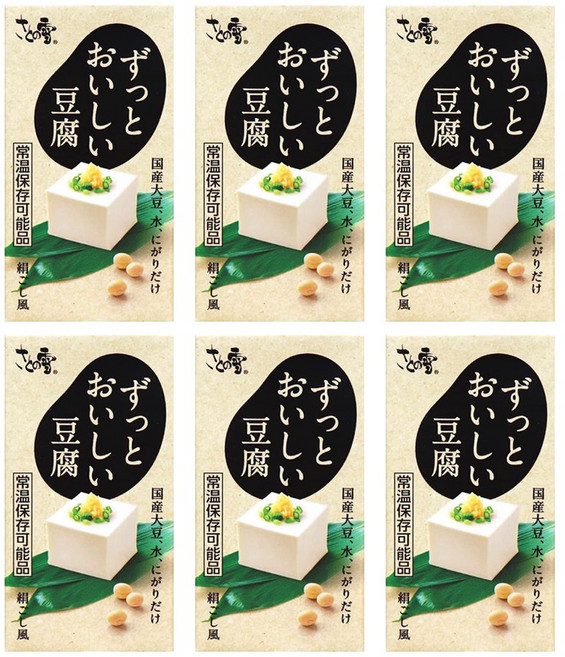 사토노유키 오래 맛있는 두부, 300g, 6개