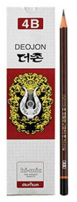 문화연필 더존 4B, 12개
