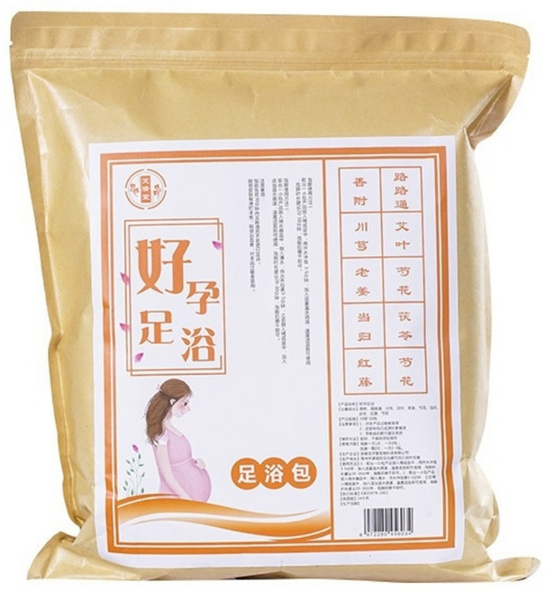 本來生活 好孕足浴包 產後媽媽坐月子中藥泡腳足浴包, 棕色, 1個