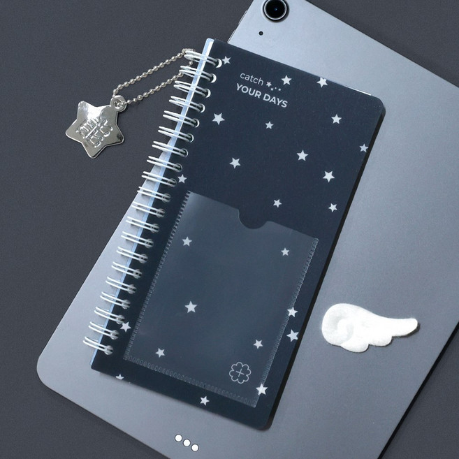 [비온뒤] 캐치 유어 데이즈 핸디형 티켓북 Ver2 / 공연 뮤지컬 야구 스포츠 콘서트 입장권 보관, 블랙스타