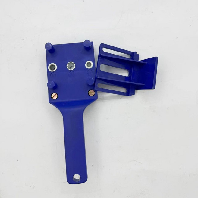 木工直孔定位器 鑽孔輔助工具, 剩藍色, 1個