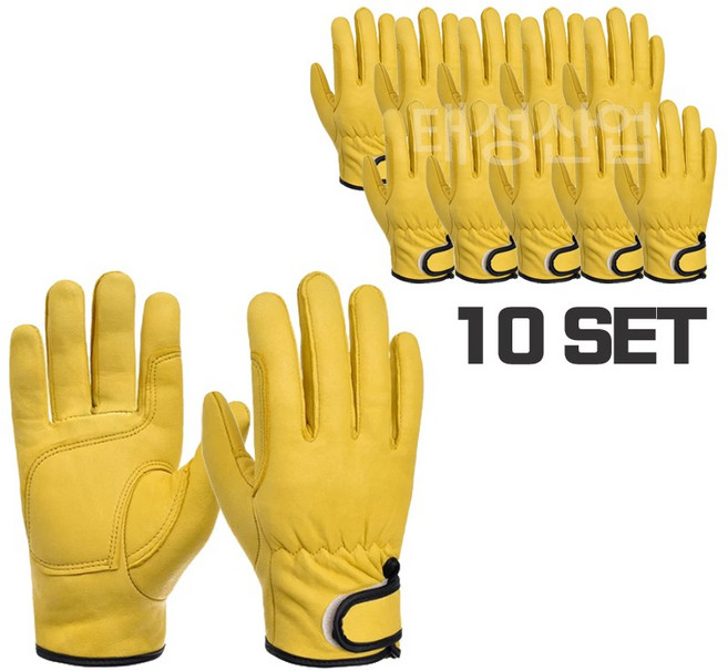 TAESUNG 알곤장갑 용접장갑 작업장갑 캠핑장갑 TS-A9, 10세트
