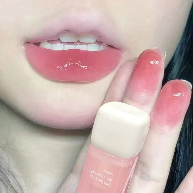 순욕장미젤리 립틴트 묻지않고 지워지지않는 립틴트 누드 립스틱 촉촉 립글로스 미러 물광 고체 립스틱 립타투 글로우틴트 지워지지않는 립스틱, 1개, 06#