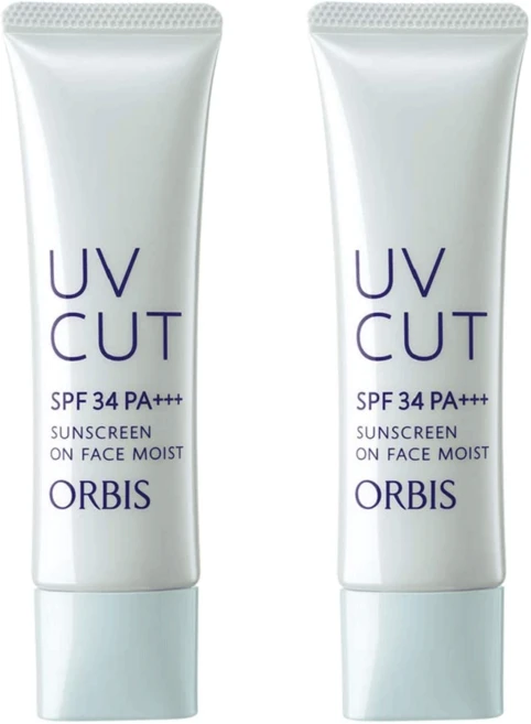 오르비스 선스크린 온페이스 모이스트 선크림 SPF34 35g x2개, 70ml, 2개 - 쿠팡