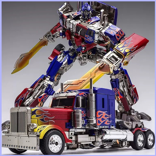 옵티머스프라임 트랜스포머 자동차 변신로봇 키덜트, 3. 옵티머스 프라임 30cm 이중 무기, 1개