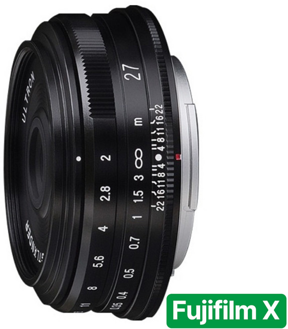 [정품등록시 5만 포인트 3년 보증] 보이그랜더 ULTRON 27mm F2 후지 X 마운트 렌즈 Black