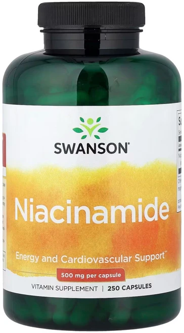 스완슨 나이아신아마이드 500mg, 4개, 250정 - 쿠팡