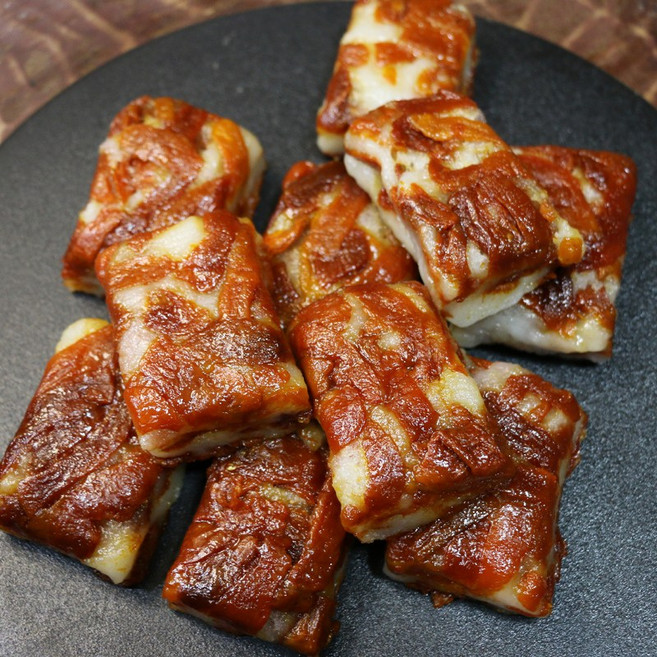 장평방앗간 호박찰떡 영양간식 식사대용 영양 떡 낱개포장, 1개, 1kg