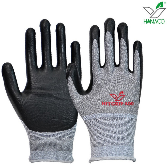 한우 히트그립 400 NBR 다목적 코팅장갑, 10세트