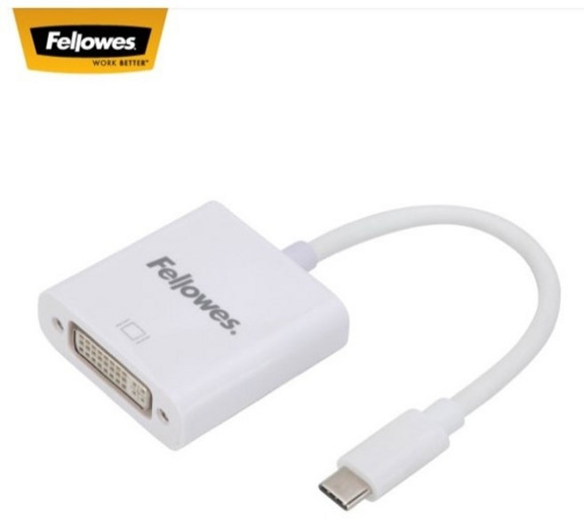 Fellowes C타입 to DVI 컨버터 98828 C타입에서 DVI포트로 전달, 1개