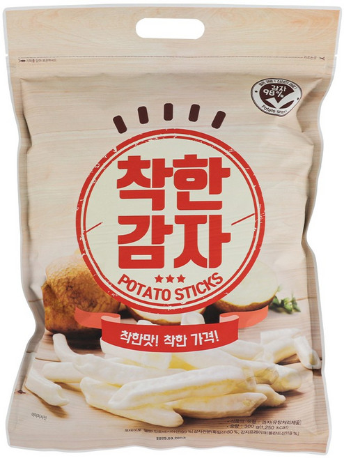착한감자 대용량 글루텐프리 아기 과자, 300g, 4개