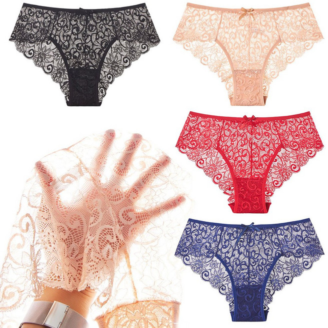 시스루 망사 레이스 여성팬티