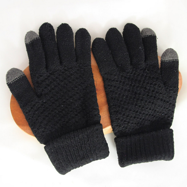 와플니트 베이직 스마트폰 터치장갑