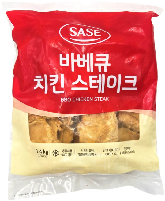 에이치에이유통 사세 바베큐 치킨 스테이크 그릴스테이크, 1.4kg, 1개