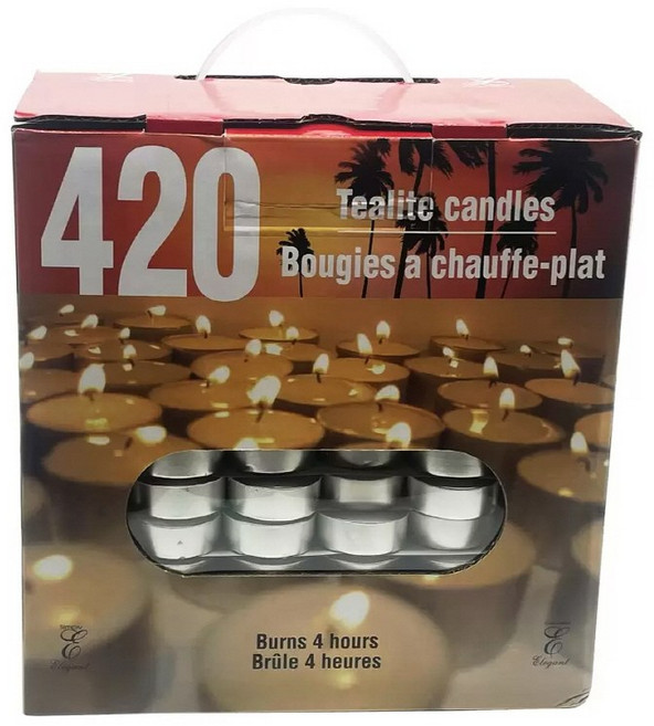 티라이트 양초 1p 4시간 무향 미니 캔들 70개 코스트코