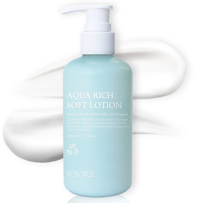(아토피 피부) 병원용 바디로션 리본셀 아쿠아리치 소프트 로션 / 병원용 고보습 세라마이드 로션, 200ml, 1개