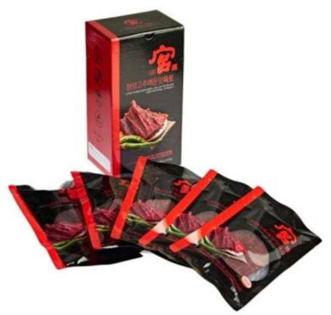 [2508CO(과자/간식류(기타 간식))][온] 궁 청양고추 매운맛 육포 100g x 5