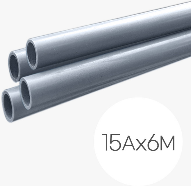 PB 직관 파이프 15mm 6M 15A 피비파이프 에이콘 배관 호스 수도 자재 ASTM, 1개