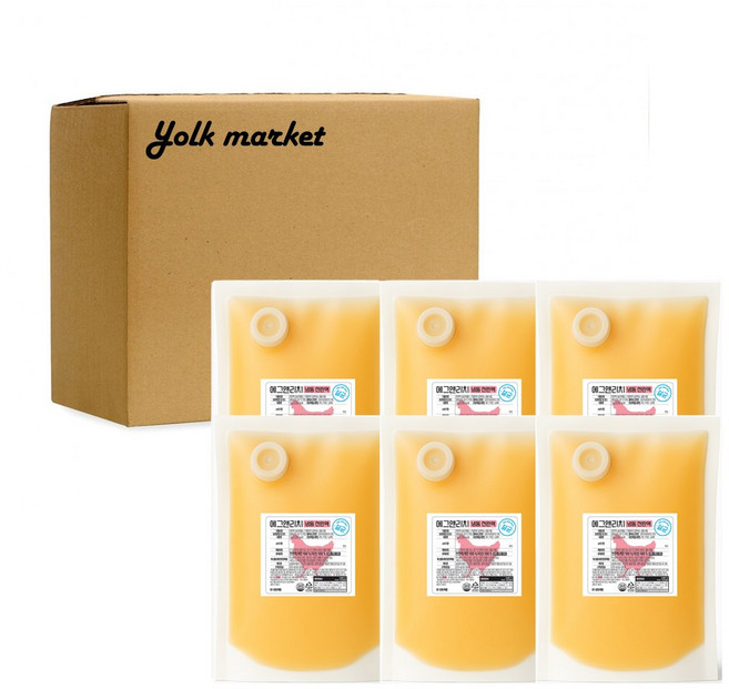 국산 살균 냉동 전란 액란 에그앤리치 세이프팩 포장 [원산지:국산], 1개, 10kg