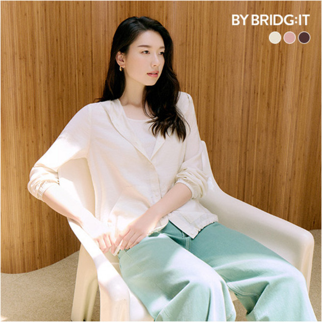 [바이브리짓] ○(런칭가 69 900원) 인견 블렌드 릴렉스 후드 자켓 3종