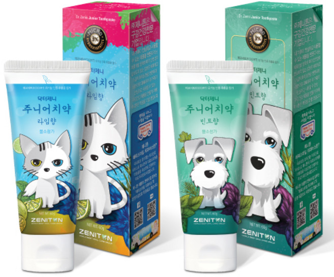 제니튼 닥터제니 주니어초등학생치약4개+미니치약 4개, 4개, 60g