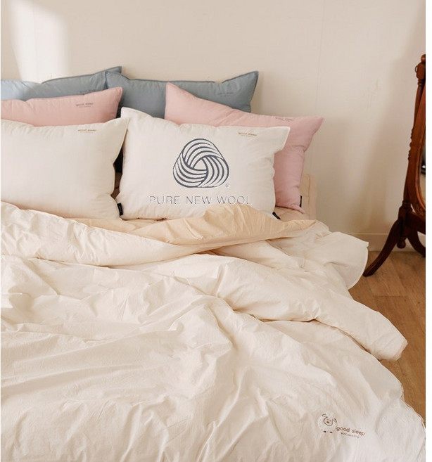 데코카페트 호주 양모이불 세탁 가능 사계절 메리노울, 아이보리