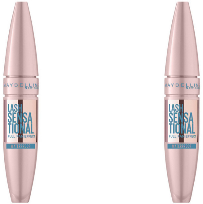 Maybelline Lash Sensational Very Black Mascara 9.5ml 메이블린 센세이셔널 베리블랙 WTP 마스카라 2팩