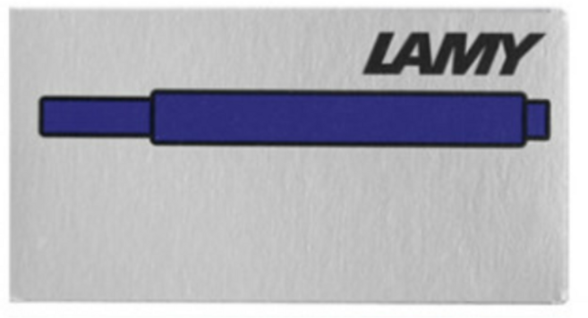 LAMY T10 만년필용 일회용 잉크 카트리지 5p, 5p 블루블랙, 10개
