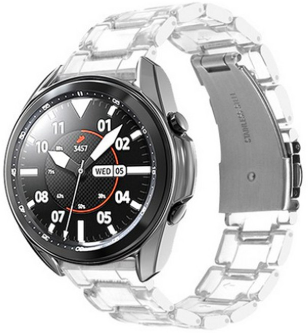 모할랩 갤럭시워치 3 4 5 클래식 액티브 기어 스포츠 호환 투명 아크릴 스트랩, 20mm, 20mm