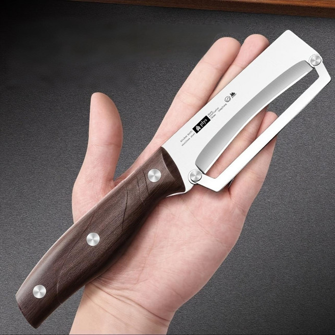 쿠코아 강력 껍질 절삭 다기능 감자칼 스테인리스 필러, 1개, 24.3cm 실버