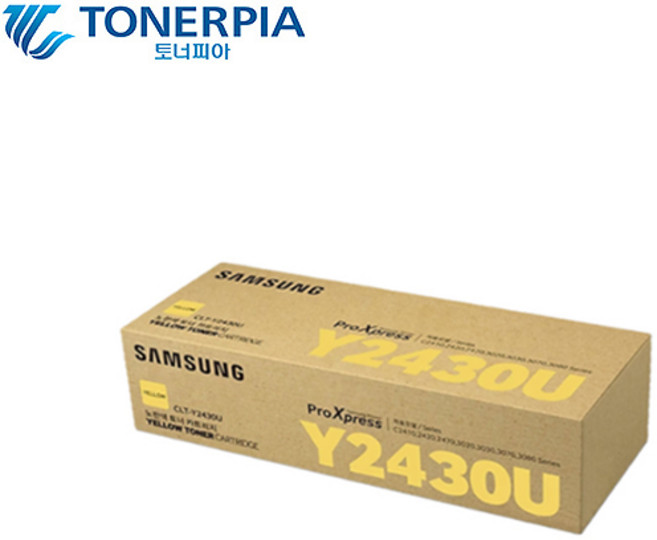 삼성 정품 CLT-K2430U SL-C2410ND C2470FR C3070ND, 1개, 노랑초대용량