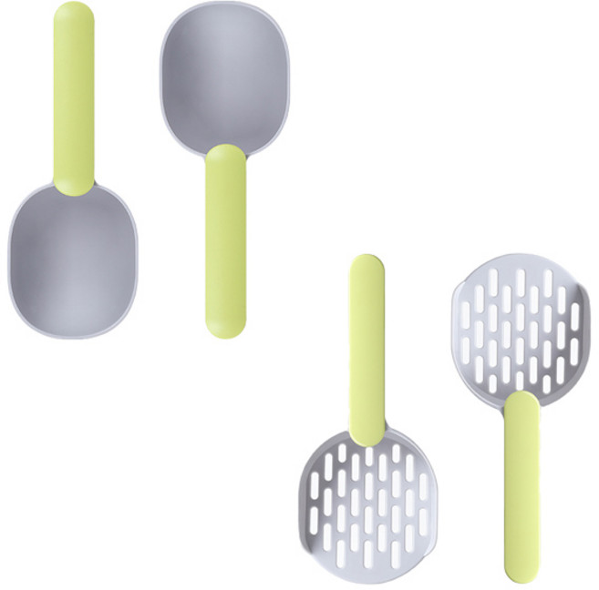 파스텔펫 모던 캣 사료스쿱 2p + 모래삽 2p, B타입, 1세트