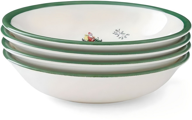 스포드 포트메리온 영국 크리스마스트리 볼 15cm, 혼합색상, 4개