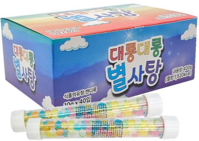 대롱대롱 별사탕, 40개, 10g