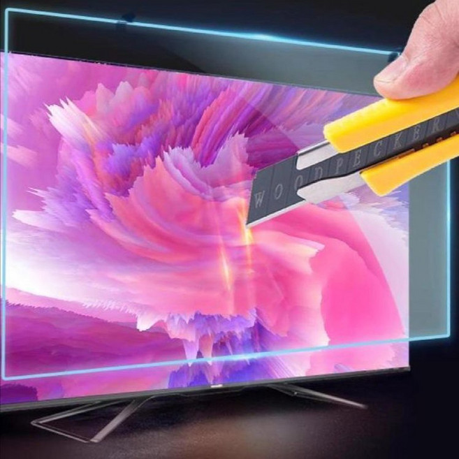 티비화면보호기 65인치 TV 가드 강화유리 차단 티비 필름 보호막 티비가드 티비보호기, 실용신안, 1개