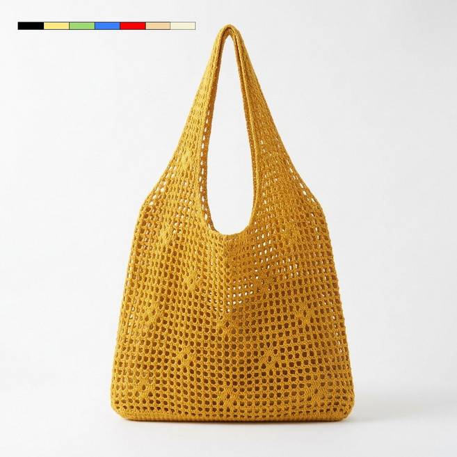 페조 여성 메쉬 니트 토트백 네트백 데일리 숄더백 장바구니 가방 PZBAG-2635