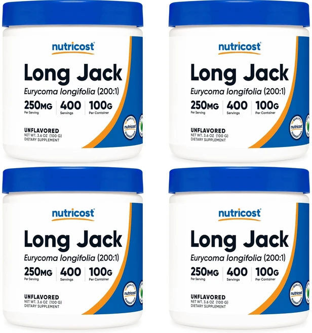 뉴트리코스트 고흡수 롱잭 파우더, 4개, 100g, 100g - 쿠팡