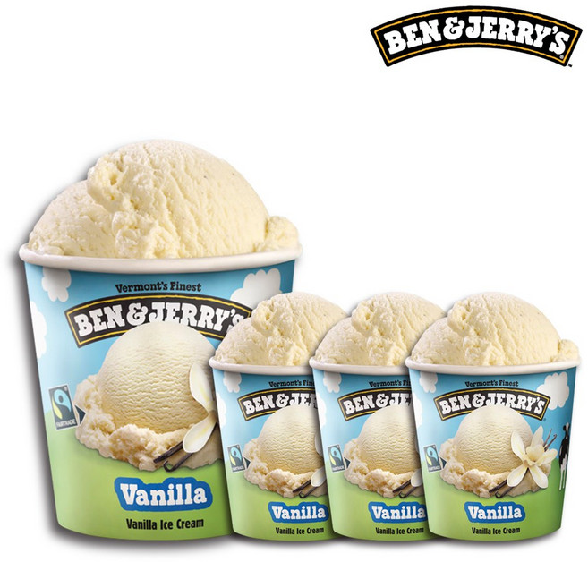 벤앤제리스 바닐라 아이스크림 파인트 473ml