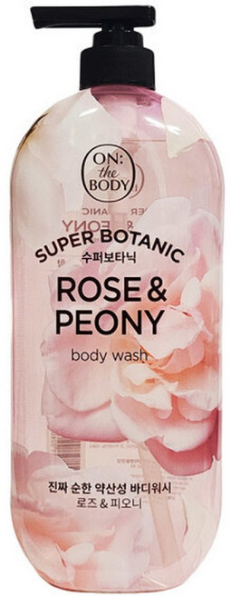 온더바디 수퍼보타닉 로즈 피오니 바디워시, 1개