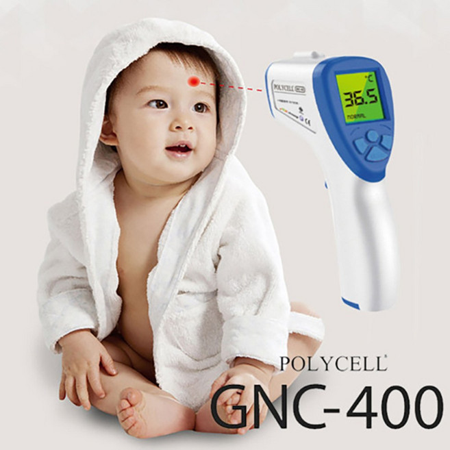 폴리셀 비접촉 피부적외선 체온계 GNC-400, 1개
