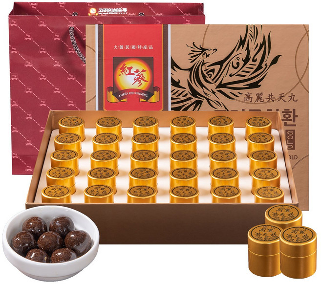 고려인삼유통 고려공천환 골드 3.75g x 30환, 112.5g, 1개