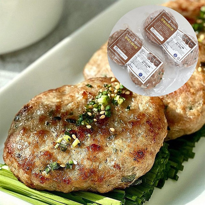 한라푸드 제주 흑돼지 수제 스테이크 600g (100g X 6장)