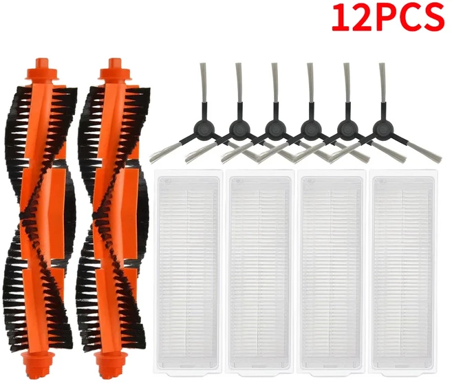 Xiaomi Mi Robot Vacuum-Mop Pro STYTJ02YM V2 V3 SE Conga 3490 액세서리 메인 사이드 브러시 Hepa 필터