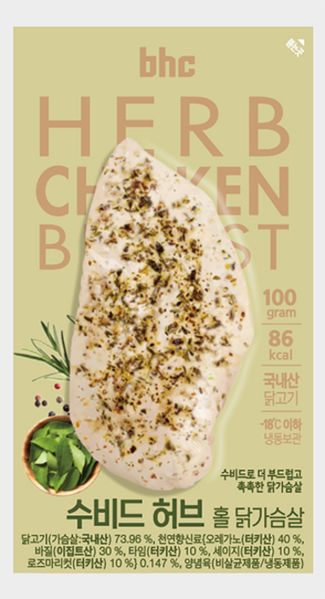 BHC 수비드 허브 홀 닭가슴살, 20개, 100g