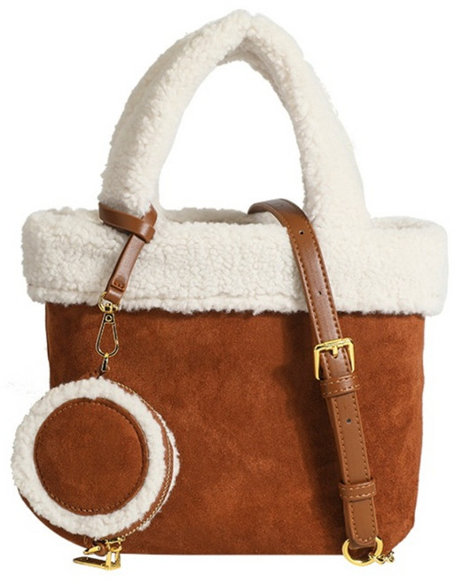 어그뽀글이백 털가방 토트백 스몰 퍼 크로스 무스탕 데일리 버킷 미니 숄더