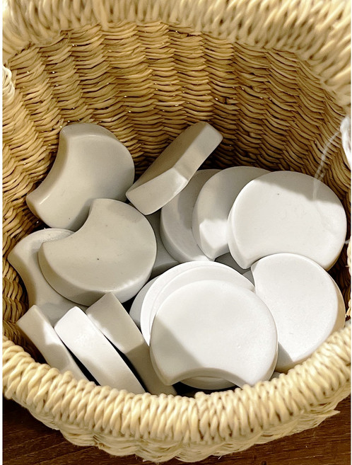 솔솔푸른솔 순수무광 꽃잎 수저받침, 1개, 화이트